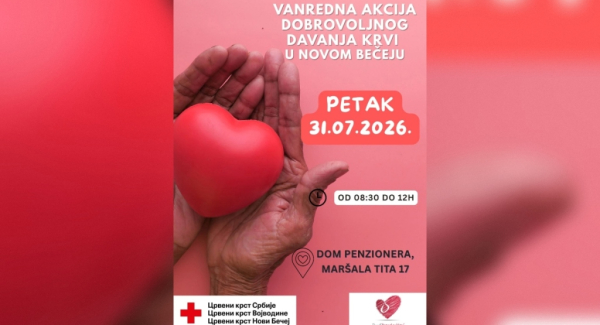 Akcija dobrovoljnog davanja krvi…