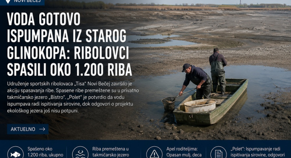 Voda gotovo ispumpana iz…