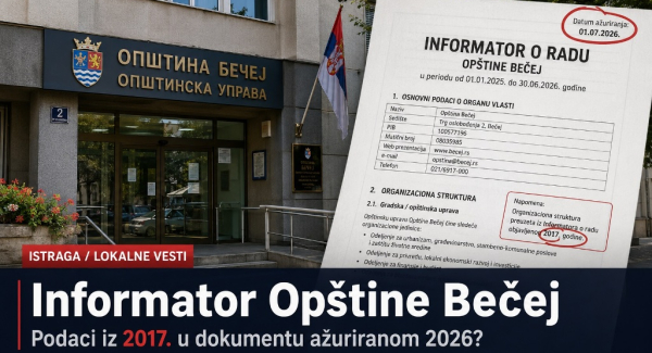 Informator Opštinske uprave Bečej…