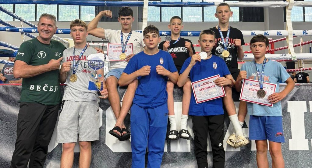 Sjajan nastup Kik boks kluba Bečej na Sarajevo Grand Prixu: osvojili šest medalja