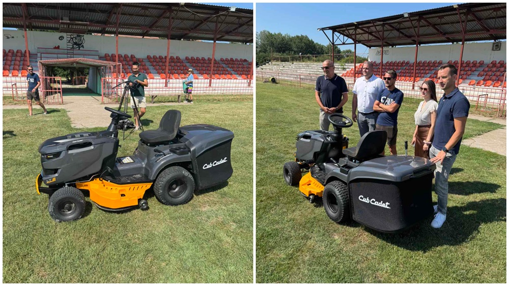 FK Jedinstvo dobio novu kosačicu za održavanje terena na Gradskom stadionu
