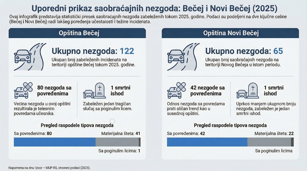 UporednaAnalizaBecejNoviBecejSaobracajneNezgode2
