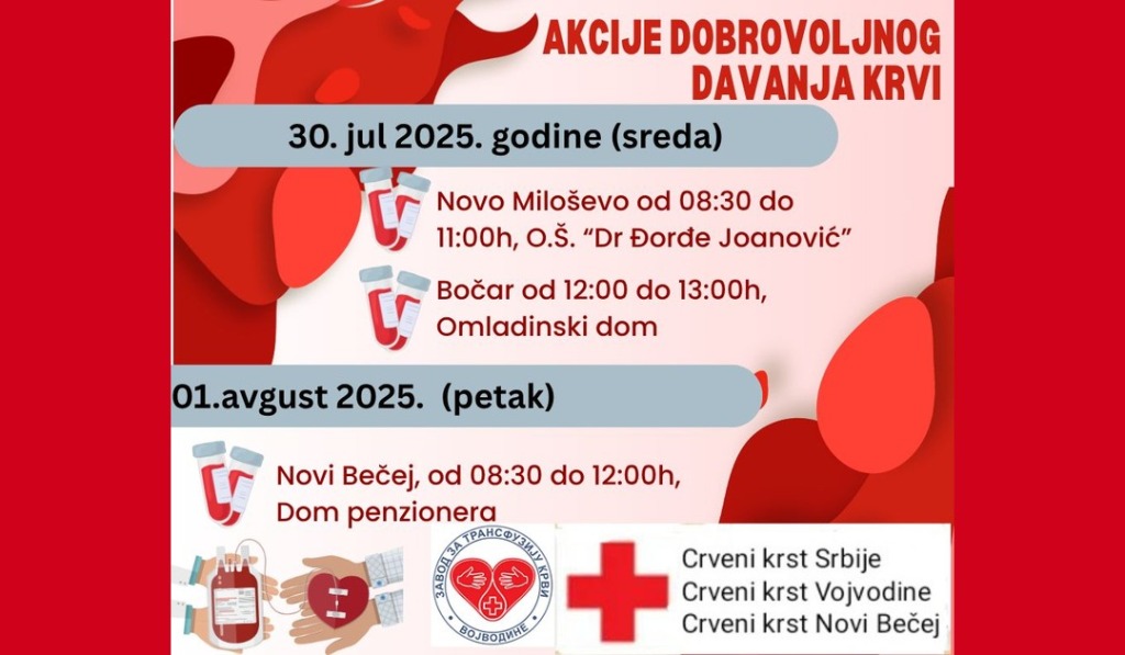 Davanje Krvi 30 Jul 1