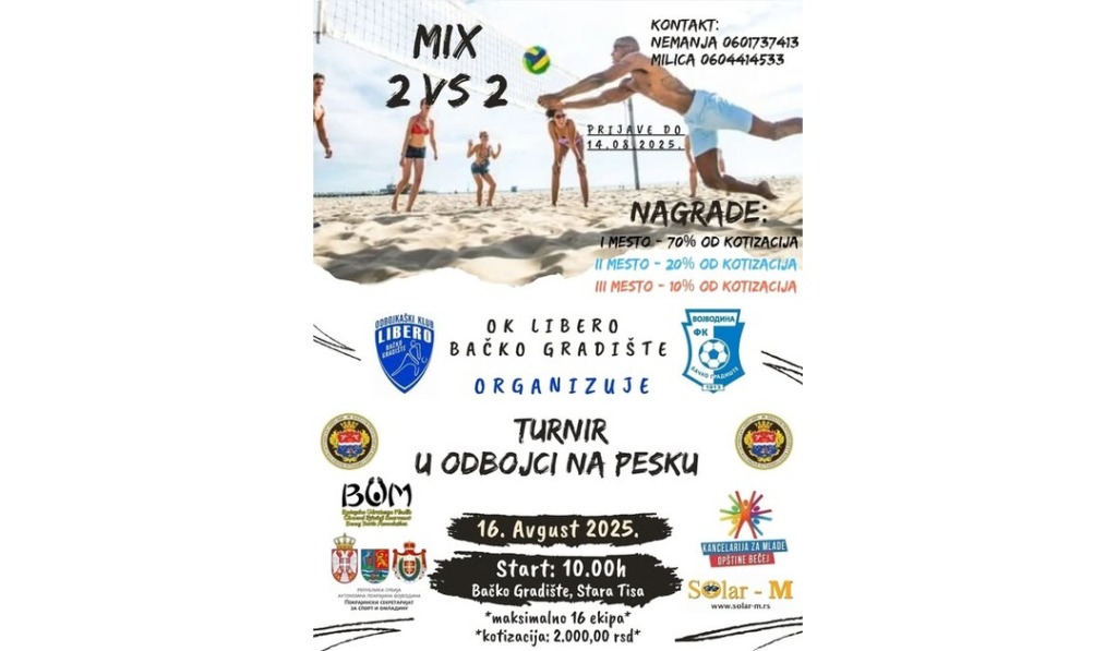 MIX Turnir Odbojka Becej 2025