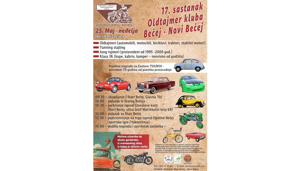 OldTajmerKlubBecejNoviBecej17Sastanak