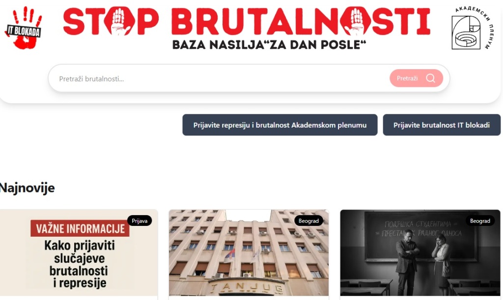 Stop Brutalnosti Sajt